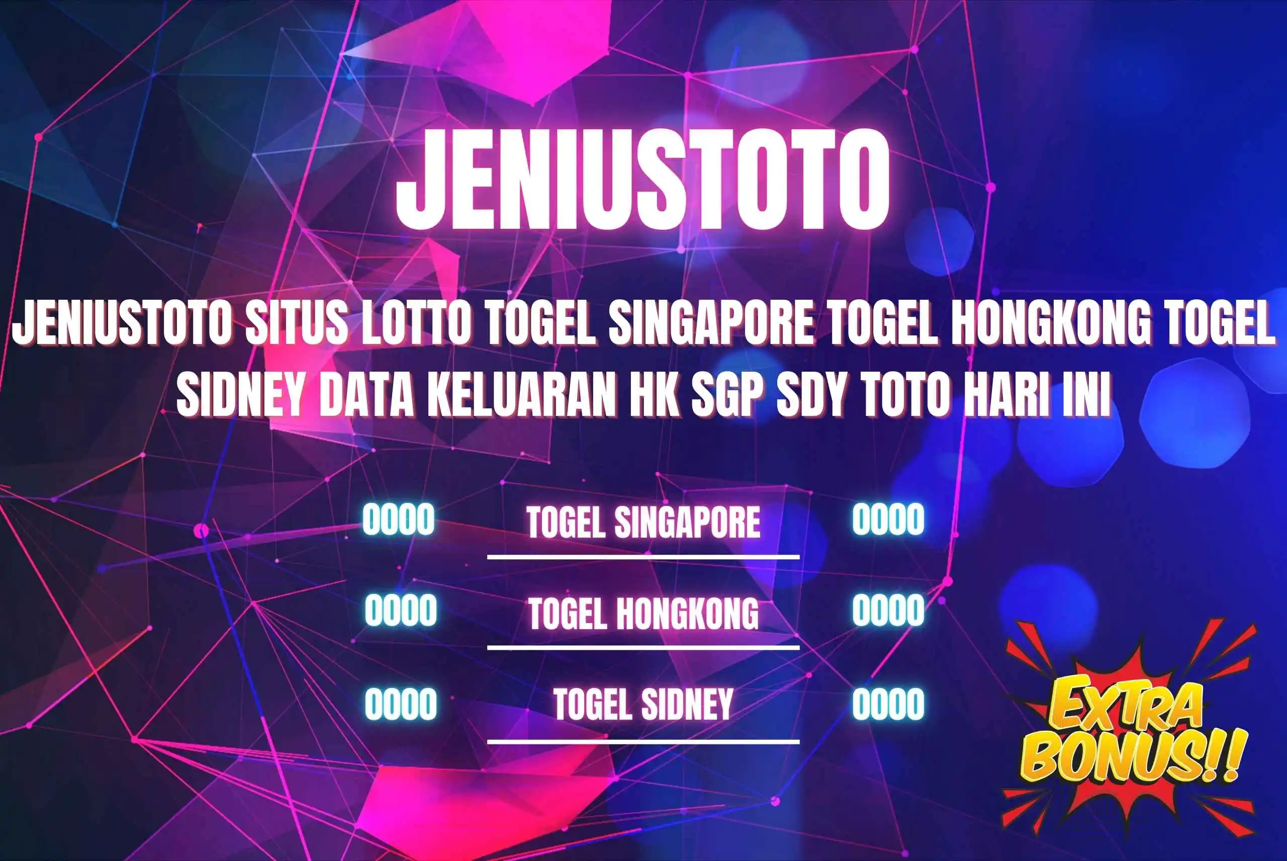 jeniustoto